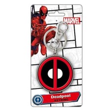 Marvel Comics Deadpool Logo Metal Keychain